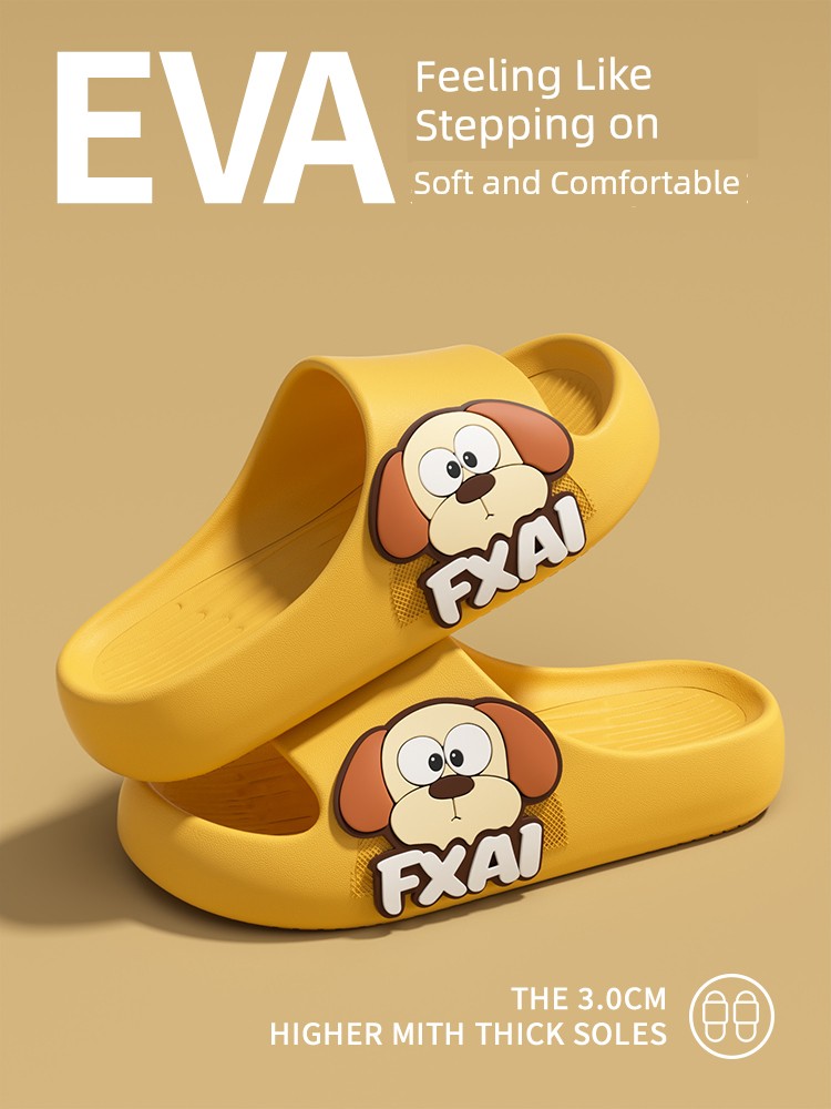 Summer Household Bathroom Bath Outwear Kids Slippers — 4