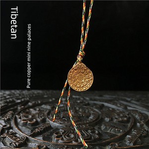 Authentic Pure Copper Non-Fading Finely Crafted Brass Nine-Gong Eight-Trigram Pendant Mini Lotus Master Nine-Gong Pendan