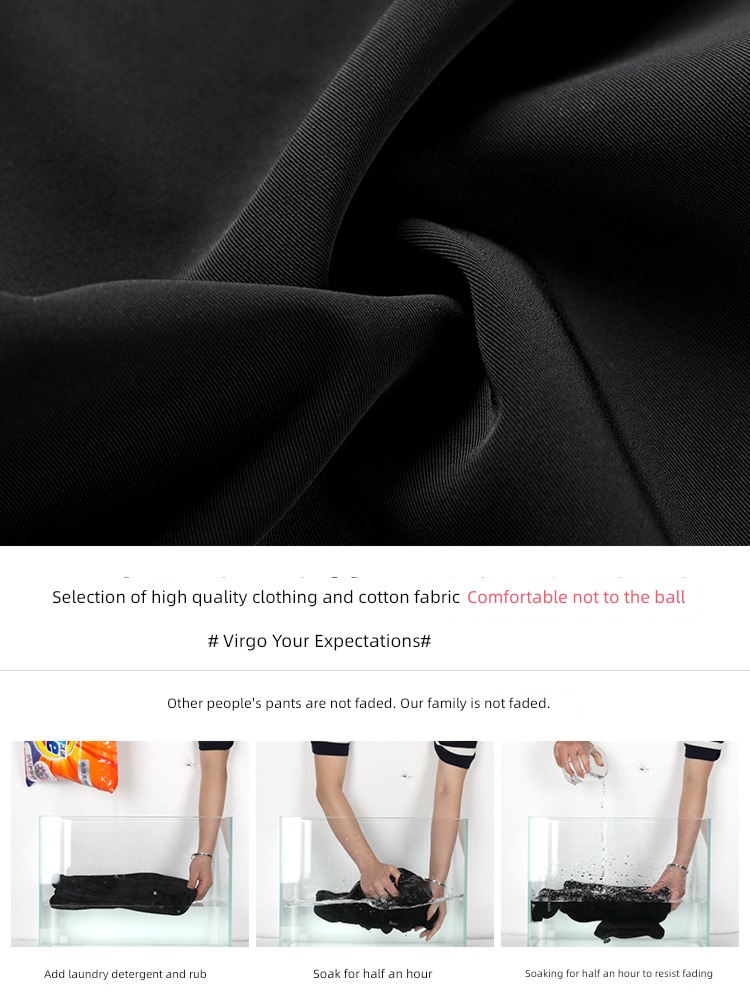 High waist easy Minority Sense of design Mopping Wide leg pants