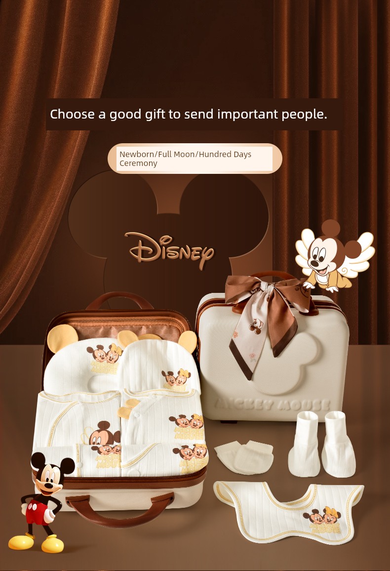 Disney Baby Gift Box Set Newborn Clothes Newborn Baby Full Moon Birth Meet Gift Supplies Upscale — 4