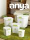 Anya cat food bucket dog food storage seal cat supplies storage pet snack grocery jar dry moisture-proof large capacity