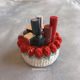 Knitted cake storage box tulip storage basket handmade DIY material pack wool knitted crochet homemade products
