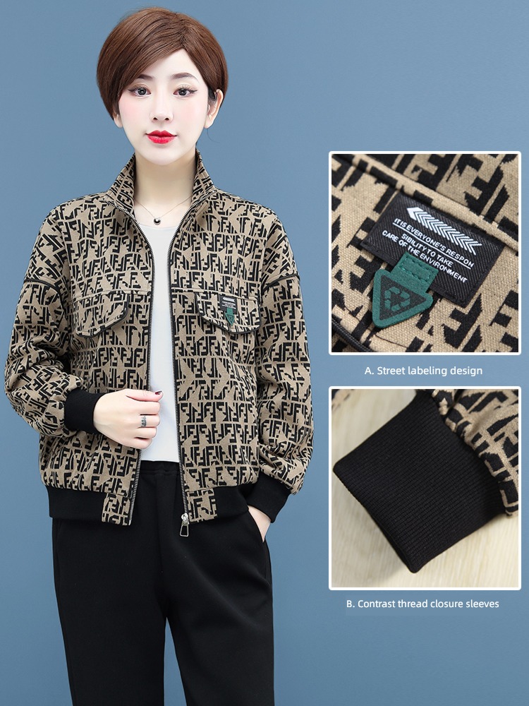 loose coat female Leisure fashion have cash less than that is registered in the accounts middle age mom loose coat