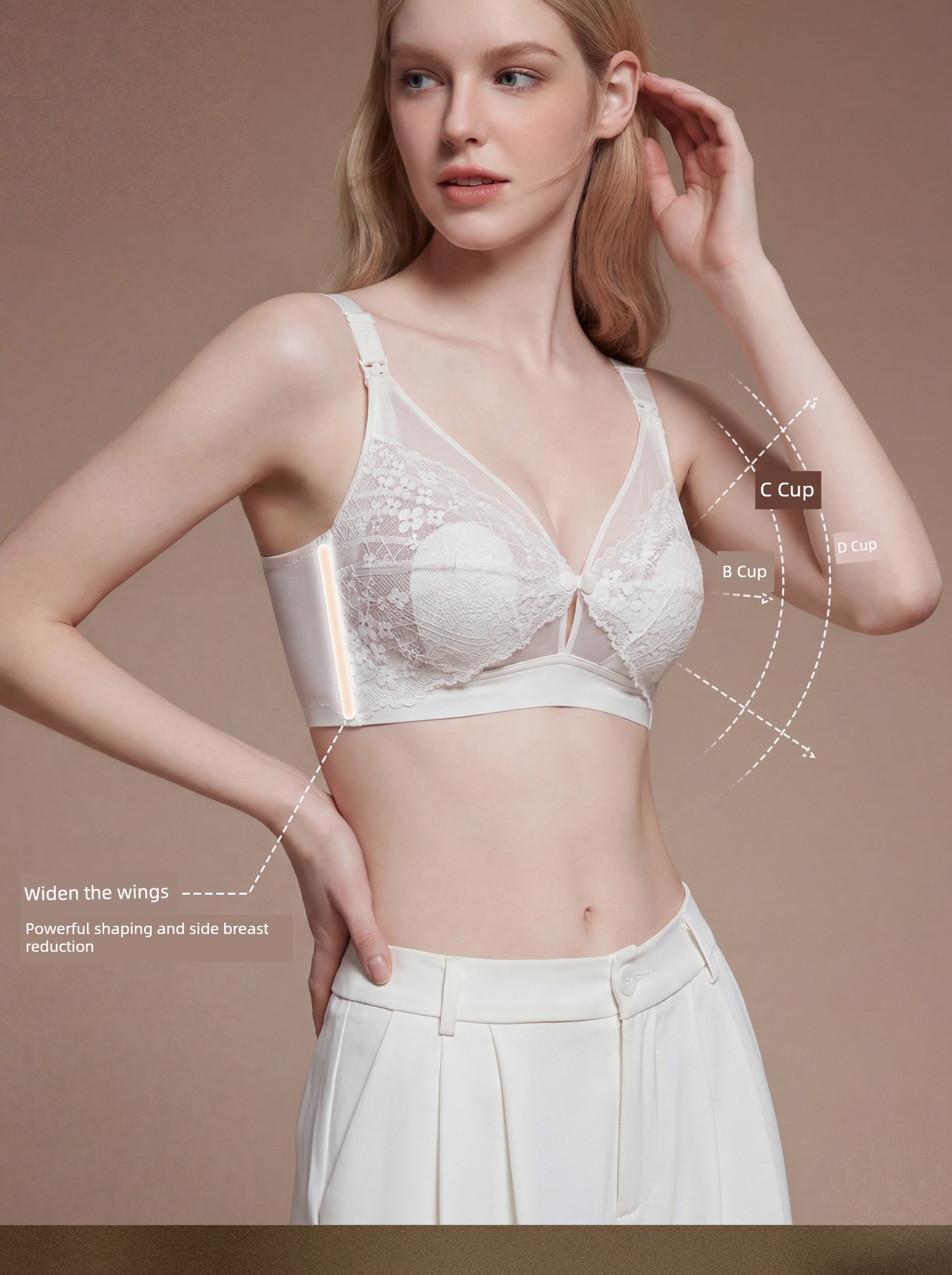 Breastfeeding Bra, Summer Thin Style, Special Anti-Sagging Front-Opening Bra for Postpartum Breastfeeding, Ultra-Thin Breathable Maternity Bra — 12