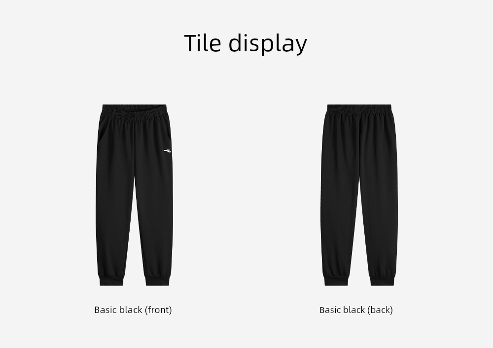 Anta Kidsren's Clothing Boys' Pants Spring and Autumn Quick-Drying Long Pants 2026 New Autumn Sweatpants Youth Sports Pants — 28