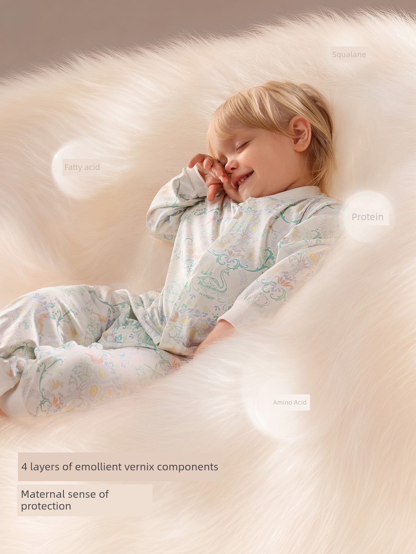 [Recommended by Liu Tao] Betis [Fetal Fat Skin] Baby Clothes Autumn Newborn Infant Jumpsuit Baby Pajamas