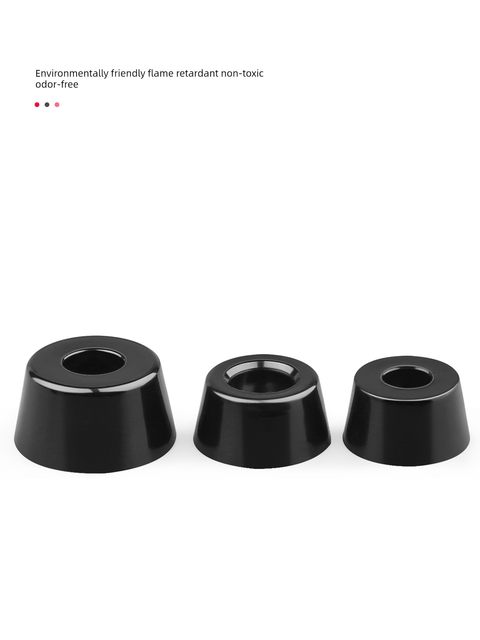 Round rubber foot mat shock absorbing furniture table and chair height enhancement base mute rubber instrument audio chassis foot mat