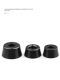 Round rubber foot mat shock absorbing furniture table and chair height enhancement base mute rubber instrument audio chassis foot mat