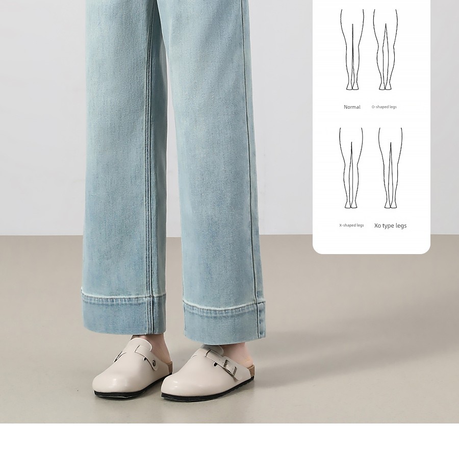 Maternity Premium Jeans for Pregnant Women, Spring and Autumn 2026 New Style, Petite Size, Cropped Straight-Leg, No Belly Support, Autumn Season — 6