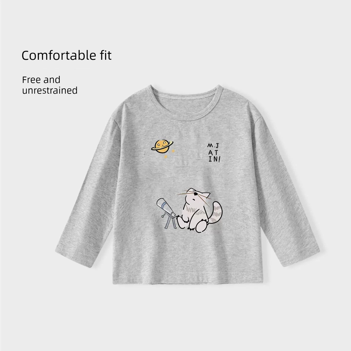 Baby Long-Sleeved T-Shirt Autumn and Winter Pure Cotton Clothing for Small and Medium-Sized Children, Boys' Tops, Girls' Autumn Clothing, Kidsren's Clothing — 7