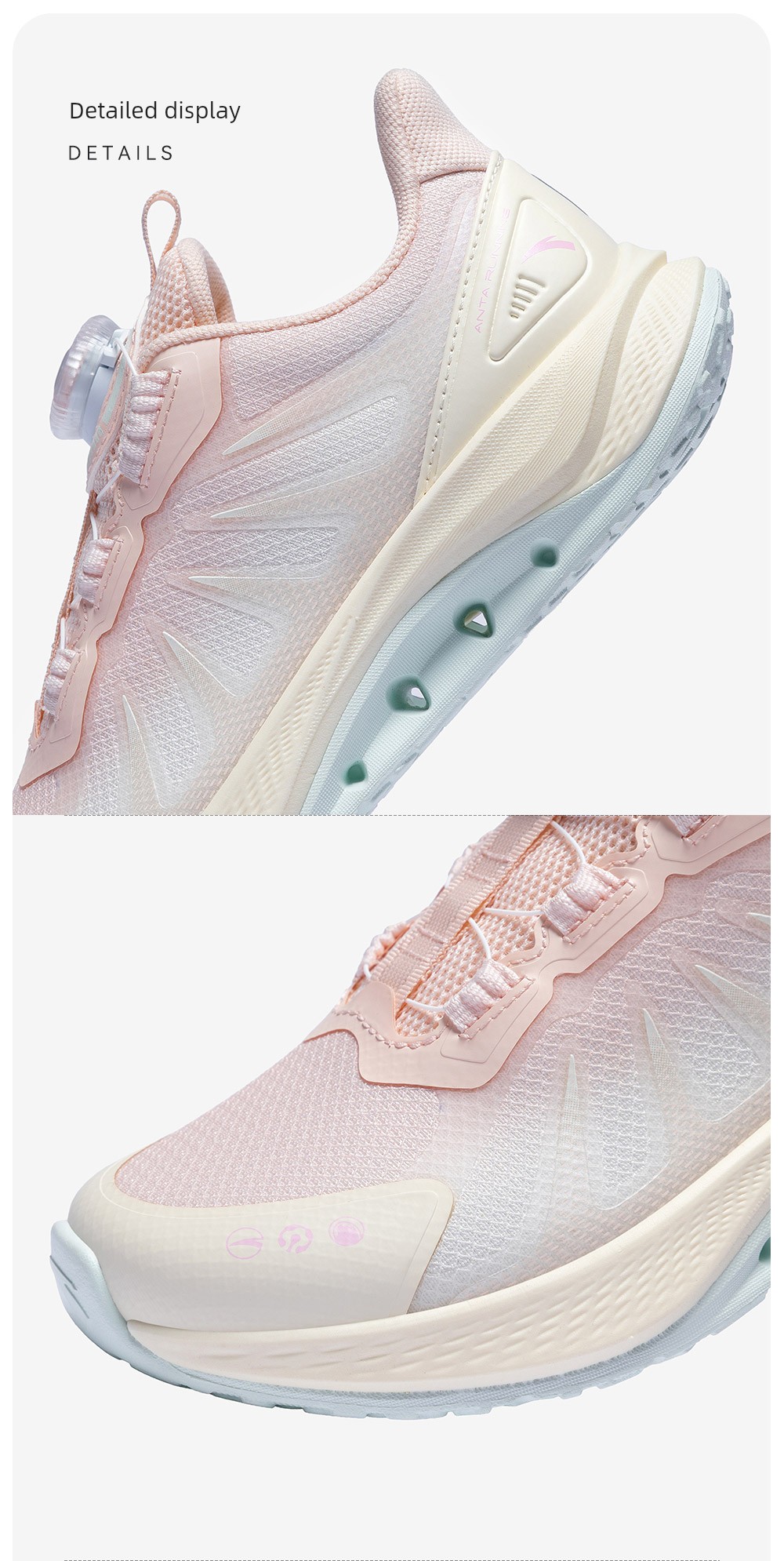 Anta Children's Foot Bridge Technology 2.0 Arch Development Running Shoes 2026 Autumn New Girls' Shoes Professional Sports Shoes — 27