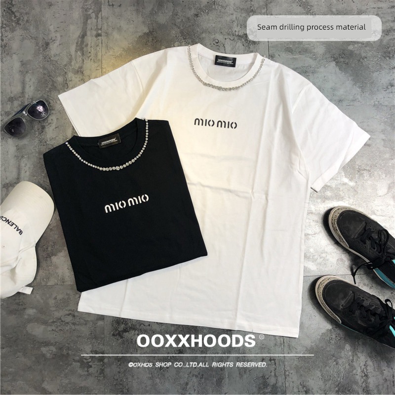 Shining focus luxurious Simplicity Chaozhou people Short sleeve T-shirt