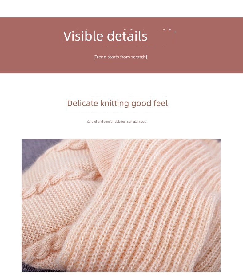 winter female scarf one squirrel Snow cap thickening