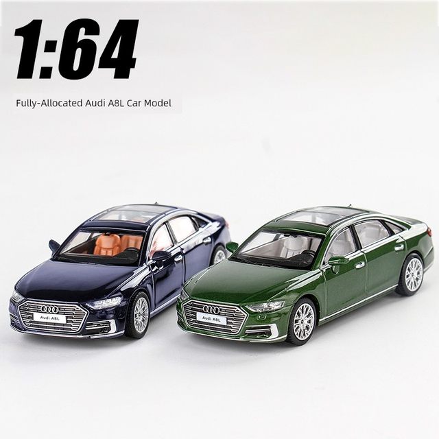 JKM Simulation Metal 1 64 A8L A7L Alloy Car Model Static Collection Miniature Car Model Ornament A8