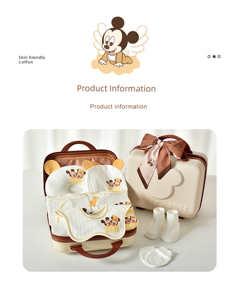 Disney Baby Gift Box Set Newborn Clothes Newborn Baby Full Moon Birth Meet Gift Supplies Upscale — 12