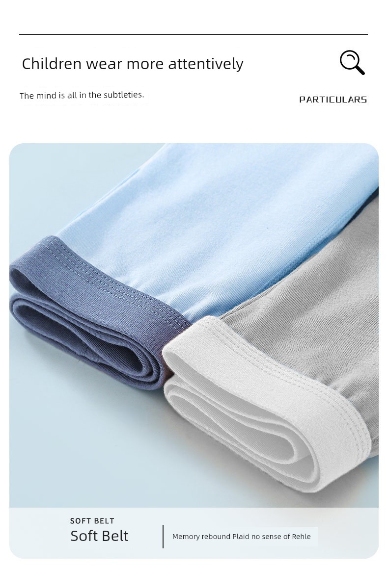 Boys' Underwear, Children's Pure Cotton Class a Boxer Briefs, Antibacterial Boxer Briefs for Boys in Their Developmental Period, Do Not Pinch the — 17