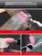Extended Flint Red Corundum Grinding Wheel Grinding Head 3mm Sand Wheel Small Electric Drill Grinding Head Metal Rust Removal Polishing Grinding