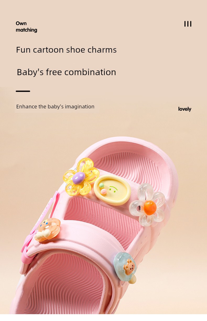 Mulinsen Girls' Sandals 2026 New Summer Children's Slippers for Older Kids, Suitable for Water, Non-Slip Girls' Sandals — 2