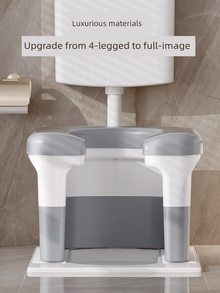 Portable Toilet Chair for Pregnant Women and Elderly People, a Mobile Toilet Seat for Squatting, a Portable Toilet Aid — 5
