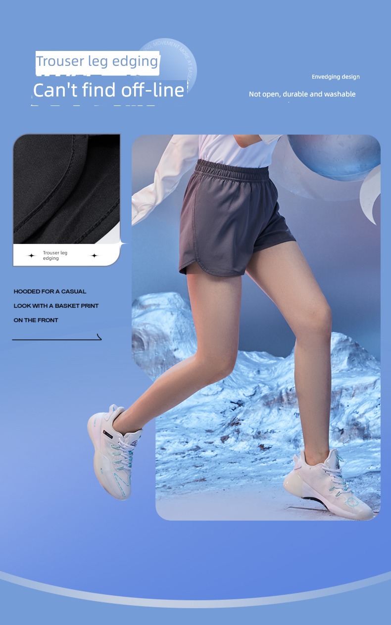 Quasi person ma'am Bodybuilding lining Light proof motion shorts