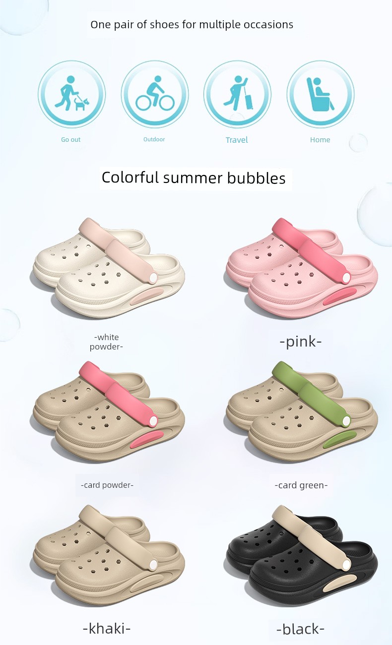 Step Eleven Children's Clog Shoes for Girls 2026 Summer New Thick-Soled Breathable Non-Smelly Non-Slip Parent-Child Sandals for Boys — 3