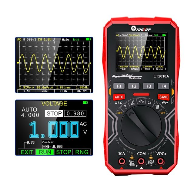 ET2010A oscilloscope multimeter two-in-one handheld digital high-precision automotive repair intelligent multimeter