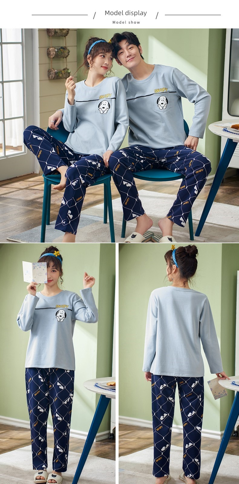 300 Jin men's wear lovers All cotton the fat pajamas