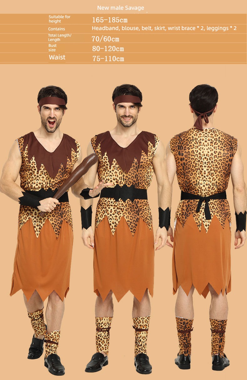 aboriginal The Humans Indian Leopard Print Halloween clothing