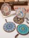 Retro heat insulation pad high temperature resistant casserole anti-scalding pads enamel pot cushions ceramic new Chinese dining table anti-slip dining plate pads