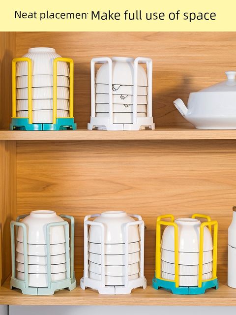 Household retractable bowl rack kitchen cupboard bowls bowls bowls bowls drain rack tabletop plate rice bowl storage rack