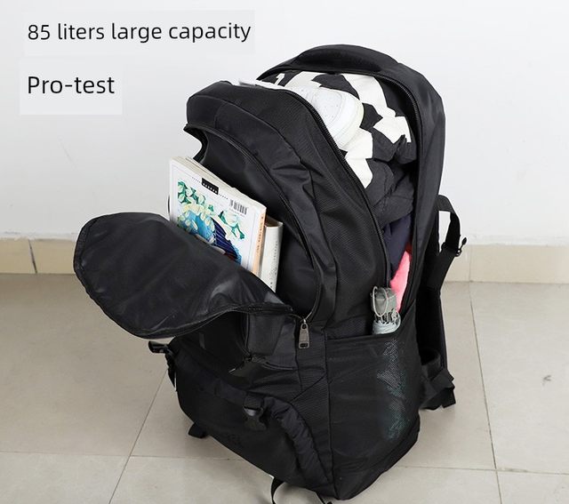 Outdoor mountaineering bags with extra large capacity 85 liter backpacks for men and women backpacks for travel bags for travel sports storage clothes