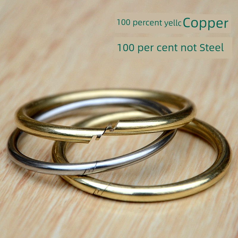 Stainless Steel Ring Brass Key Ring Split Ring Key Ring Key Chain Bayonet Ring Keychain Buckle