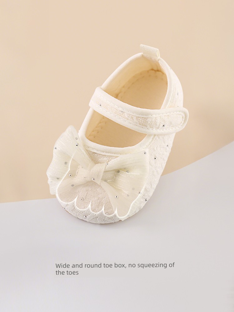 Tony Bear Baby Shoes Non-Slip Floor Shoes for Spring and Autumn, Breathable Soft-Soled Anti-Slip Princess Walking Shoes for Baby Girls — 4