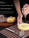 Stainless steel potato mud pressing device manual gadget kitchen household multi-function masher baby food and potato pressing device