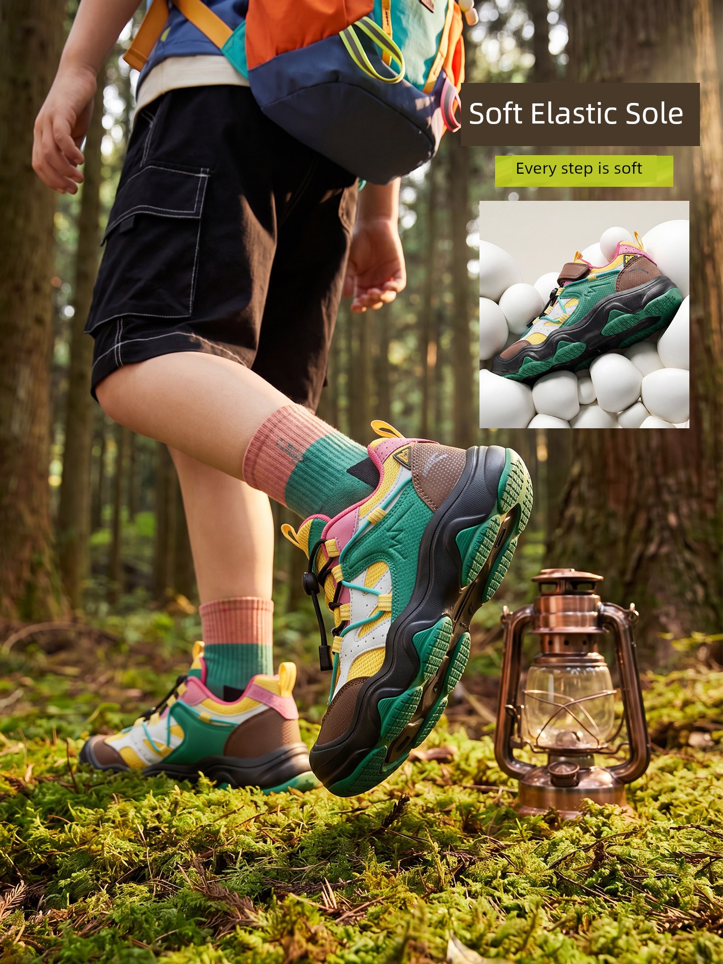 Anta Kidsren's Shoes, Kidsren's Sports Shoes, 26 Summer Hiking Shoes, Boys' Outdoor Hiking Shoes, Girls' Shoes, Casual Shoes — 2