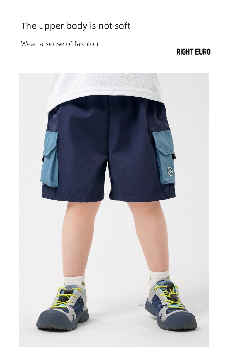 Boys' Shorts 2026 New Summer Style Baby Children's Clothing Pants Thin Summer Children's Outerwear Five-Point Shorts Trendy — 6
