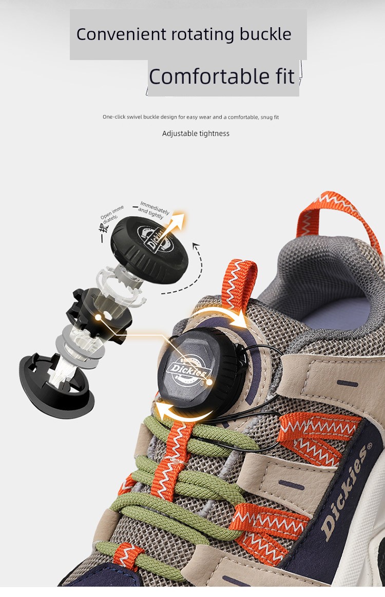 Dickies Kidsren's Sports Shoes New Autumn Style Medium and Large Kidsren's Shoes White-Soled Casual Shoes Non-Slip Boys and Girls Dad Shoes — 15