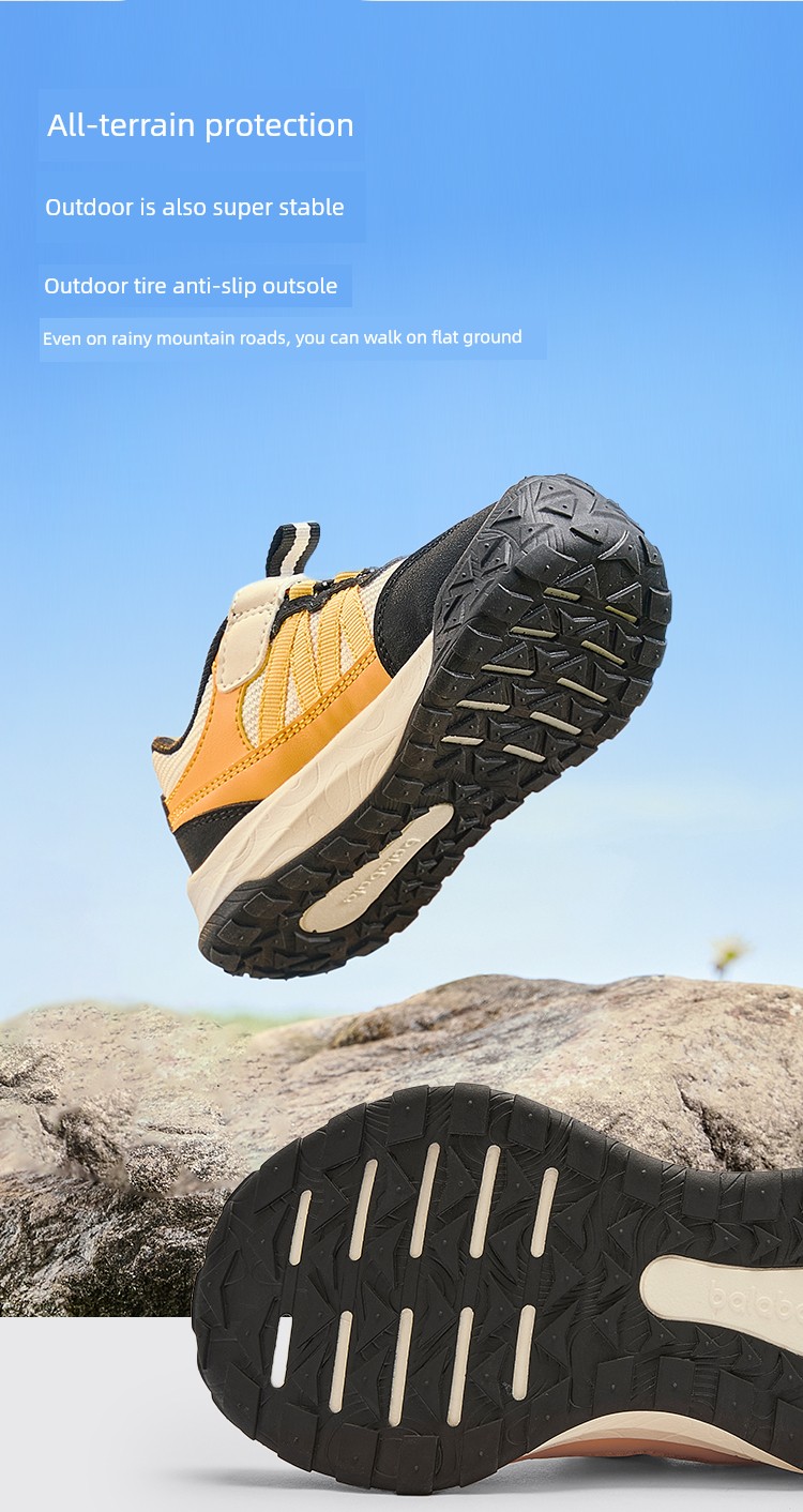 Balabala Kidsren's Shoes Kidsren's Sports Shoes Baby Boys and Girls Shoes 26 Autum Non-Slip Outdoor Stable Running Shoes — 31