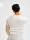 UPRO Yupu Mahair Hollow Knitted Sweater Men's Autumn New Loose Pullover Sweater Warm Wool Top