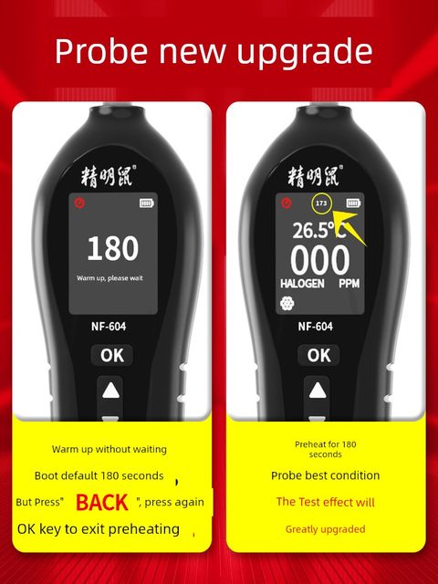 Smart rat air conditioner leak detection tool refrigerator refrigerant freon leak detector halogen leak detection fluoride dog nose detector
