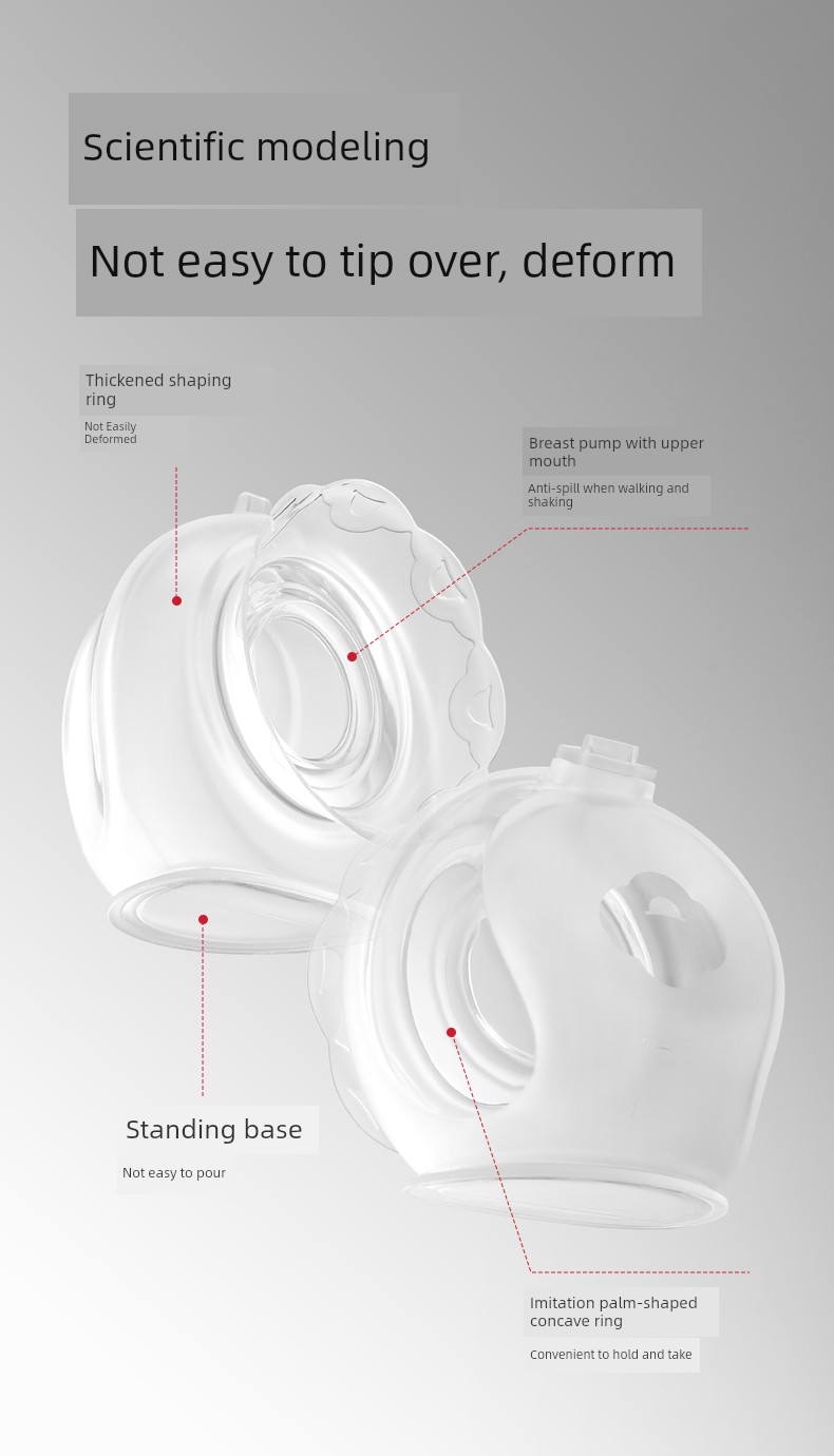 October Crystal Breast Milk Collector Manual Hands-Free Breast Pump for Pregnant Women with Leaking Milk, Milk Catcher, Anti-Overflow Breast Collector — 20