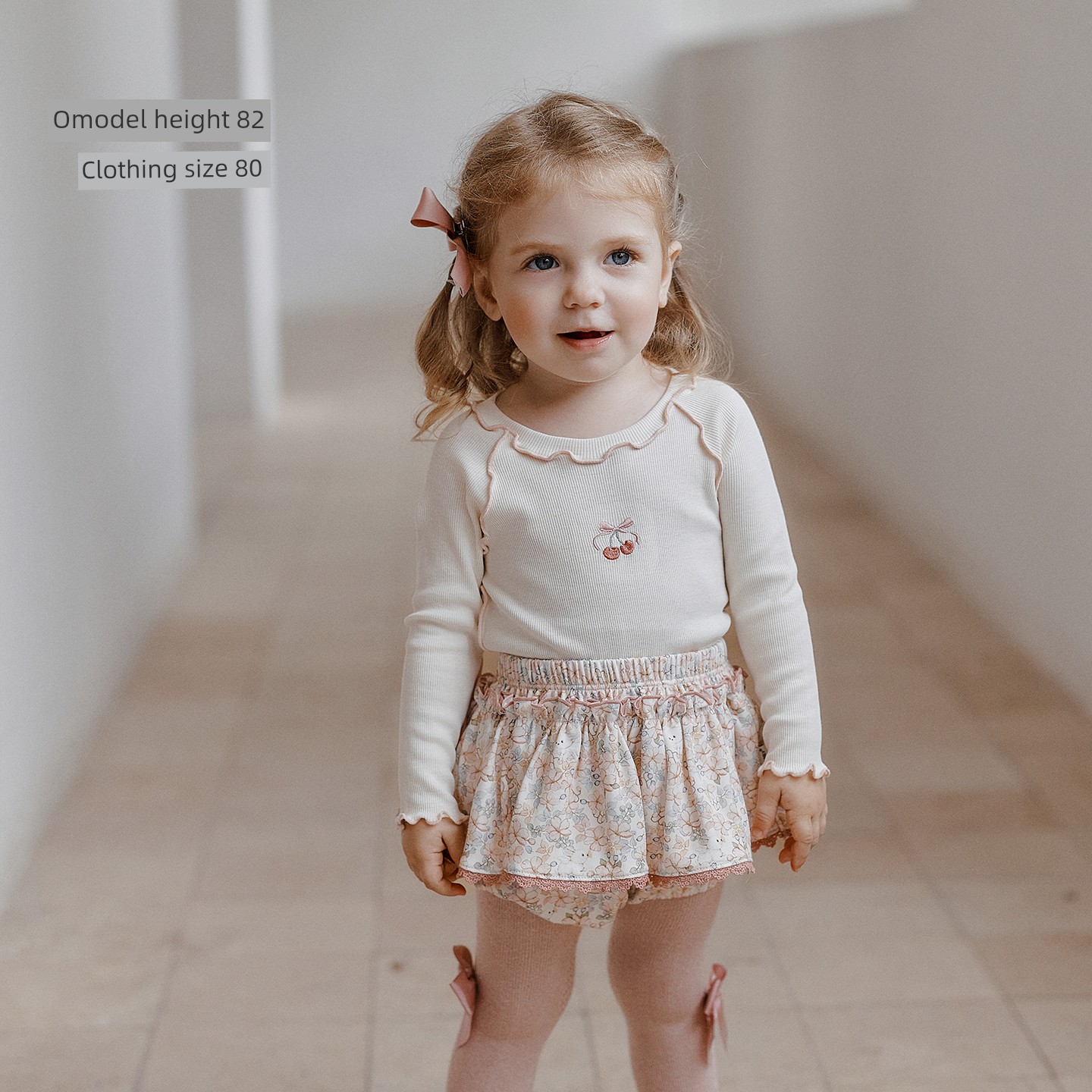 [New Product] Oak Family Girls' Long-Sleeved T-Shirt Kidsren's Bottoming Shirt Autumn Round Neck Pure Color Top — 4