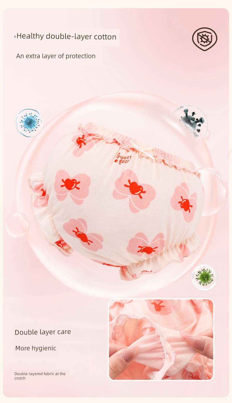 Girls' Baby Triangle Cotton Underwear — 11