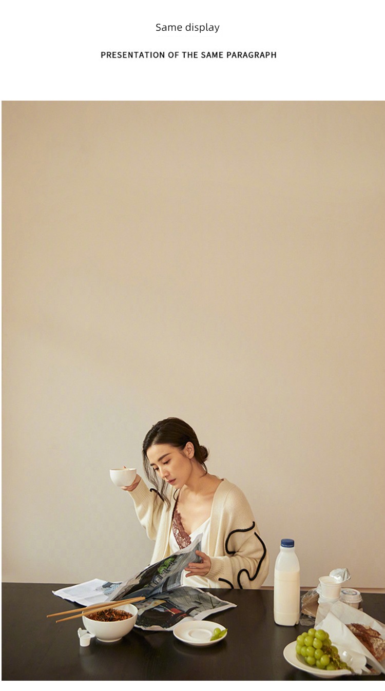 Song Jia Retro easy Over the knee sweater knitting Cardigan