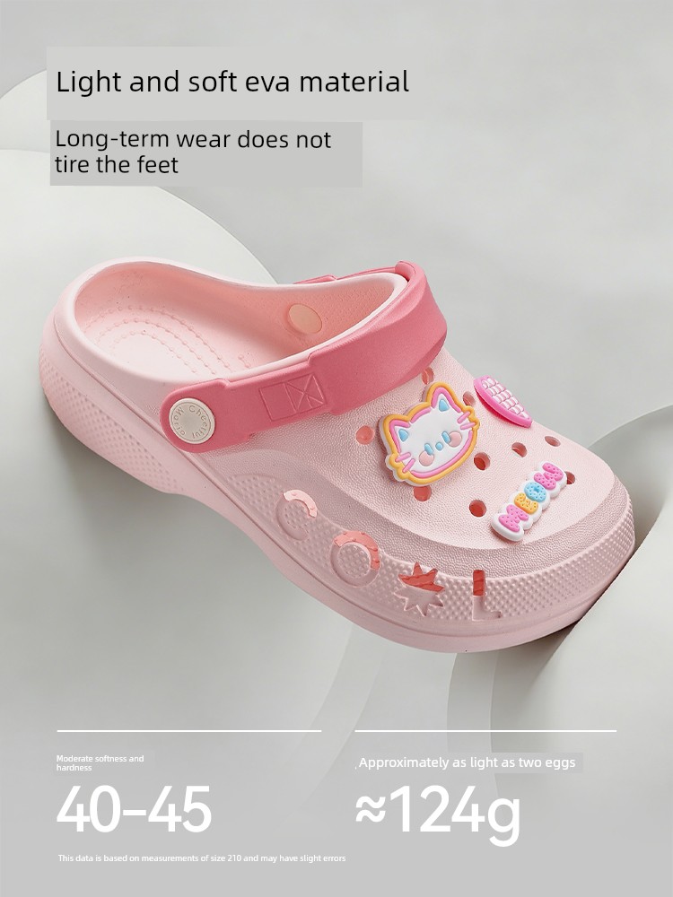 Happy Mary Outdoor Children's Sandals for Girls, Summer Soft Beach Shoes, Boys' Slippers for Older Kids — 2