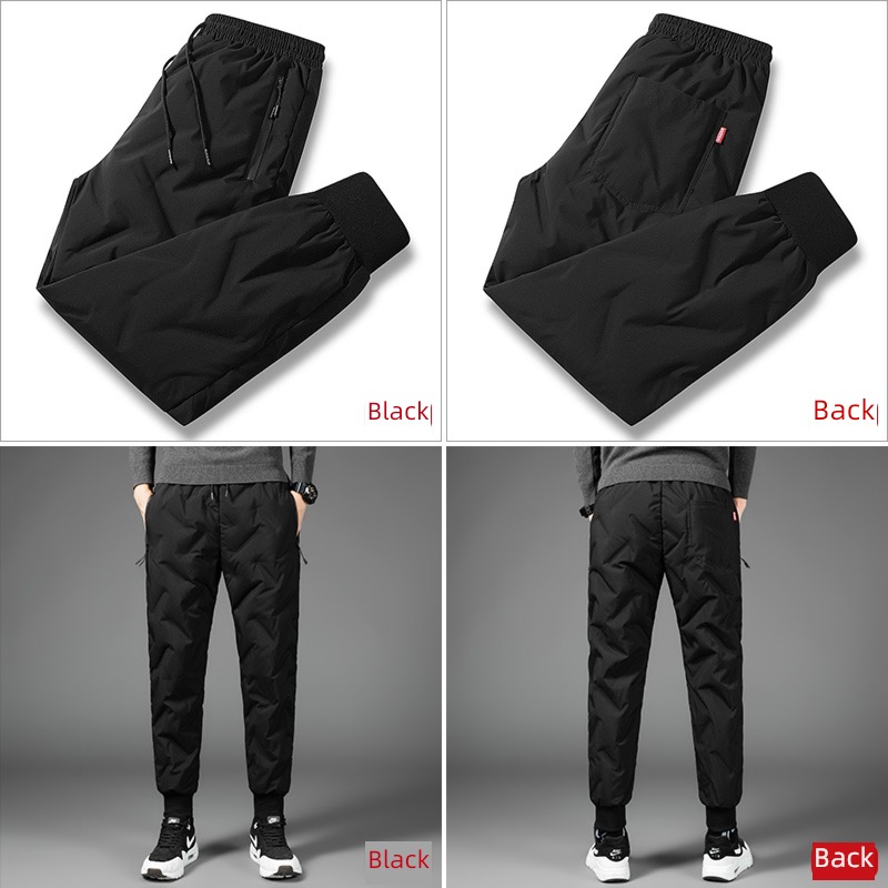 NGGGN Windbreak Thickened section handsome motion Down pants