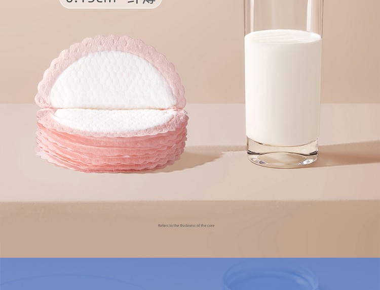 October Crystal Anti-Leakage Breast Pads Disposable Ultra-Thin Maternity Nursing Postpartum Leak-Proof Breast Pads Breathable for Autumn — 6
