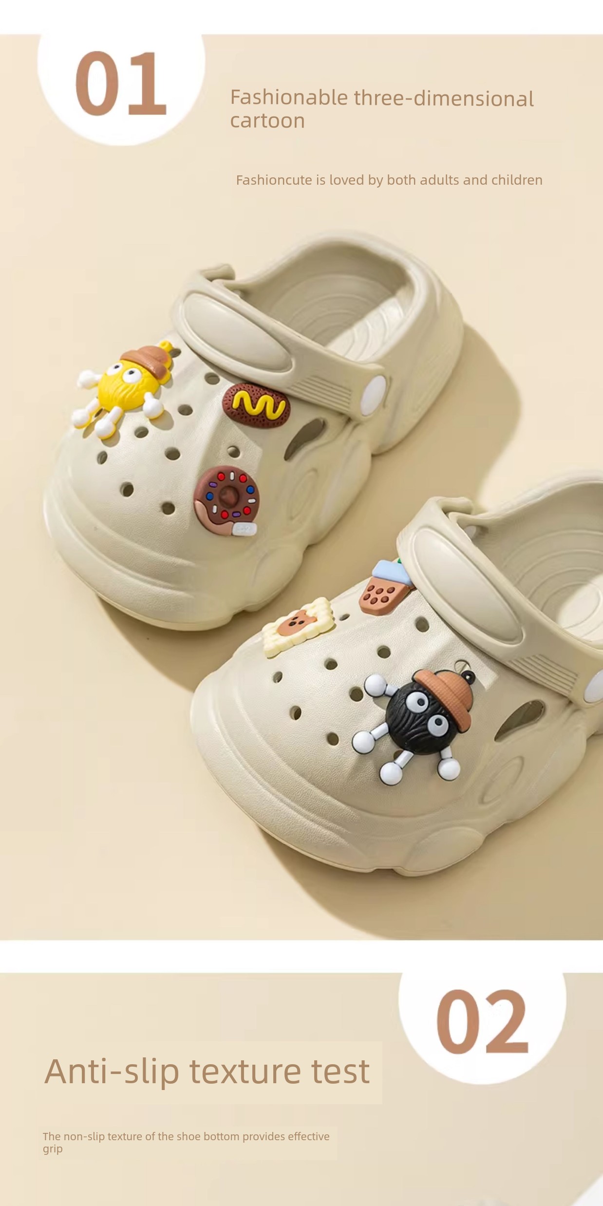 Children's Slippers Summer 2026 New Style Boys' and Girls' Baby Clogs Kids Indoor Non-Slip Parent-Child Sandals — 6