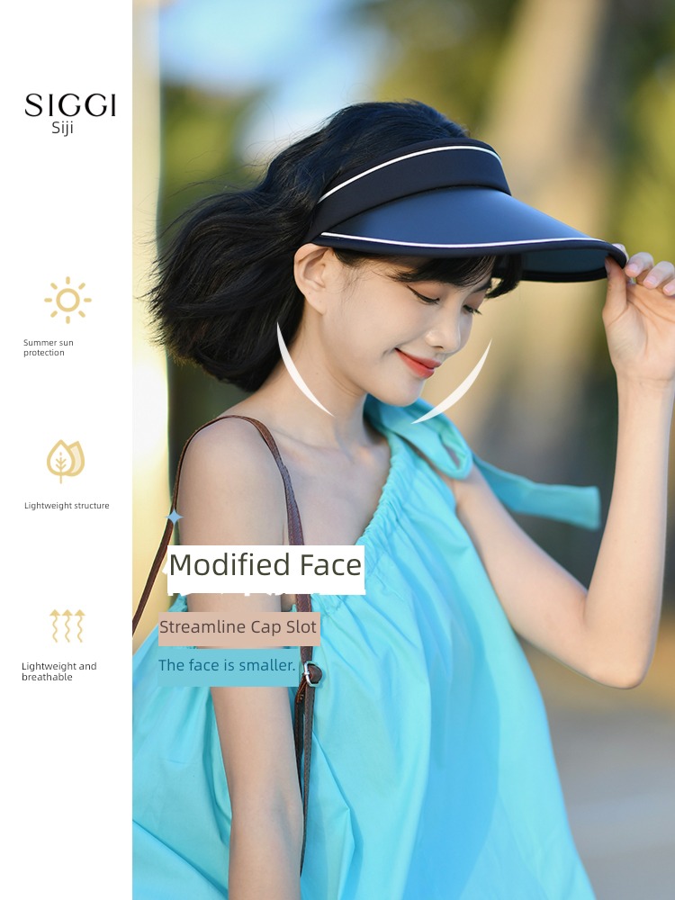 Siggi summer Big eaves Stylish and versatile Sunscreen cap