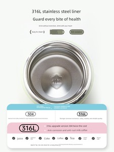 Fuguang Girl 316L Stainless Steel Mini Thermal Mug